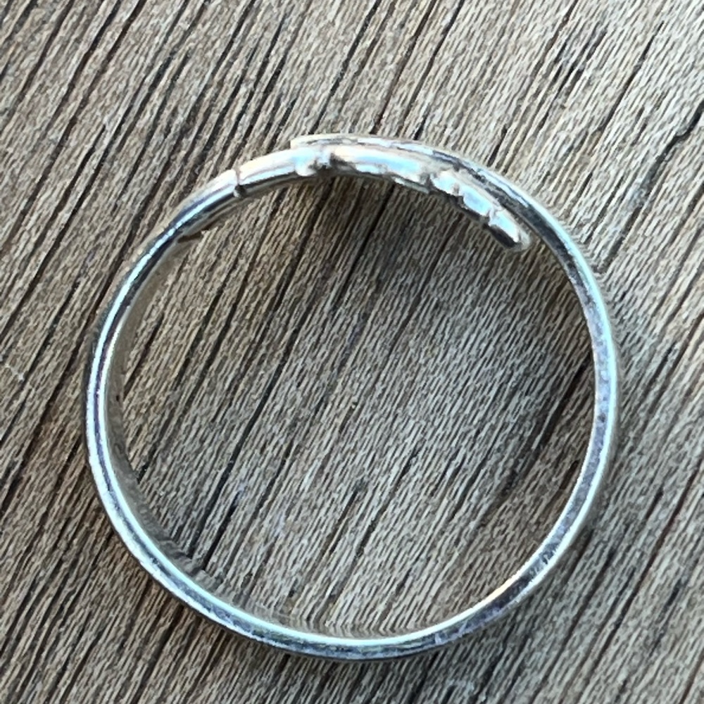 Silver Adjustable Ring With Intricate Design - image 5